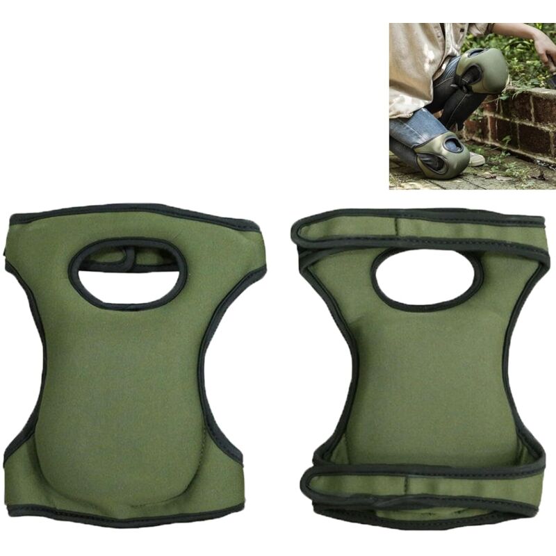 Garten-knieschoner, Knieschutz Für Die Arbeit – 2er-pack, Grün, Schützende Knieschoner, Geeignet Für Verschiedene Gartenarbeiten, Bodenreinigung Und Hausarbeiten