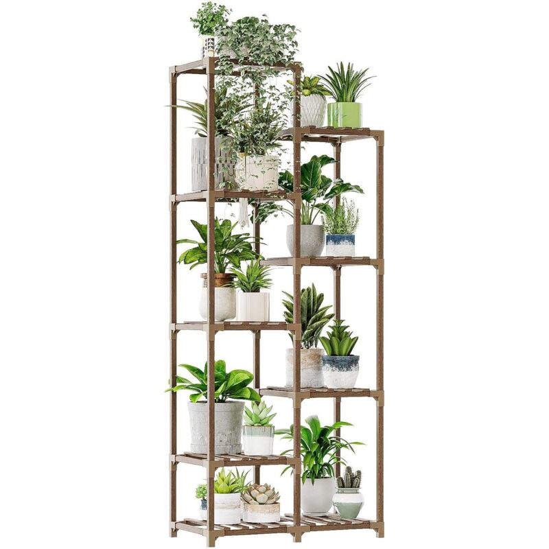 Set Mit 9 Pflanzenständern Für Drinnen Und Draußen – Für Wohnzimmer, Balkon Und Garten