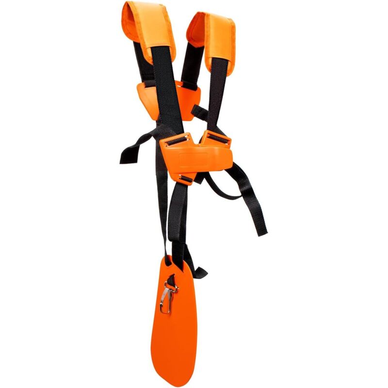 4119 710 9001 Unkrauttrimmer-tragegurt - Doppelschultergurt Mit Robustem Nylon-trimmergurt, Für Sthil Fs Km-serien-trimmer (orange)