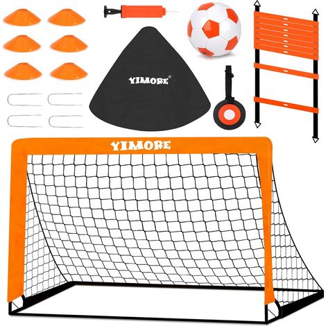 3-in-1 Kinderfußballtor – Outdoor-fußballtor Für Kinder Mit Tragetasche, 120 X 90 X 90 Cm, Tore Und Mini-tore, Ideal Für Den Garten