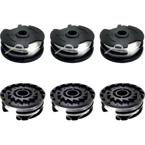 6er-pack Ersatzfadenspulen Für Lidl Parkside Rasentrimmer Prta 20-li A1, B2, C3, Prt 550 A1, A3