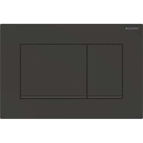 Geberit Sigma30 115.883.16.1 Kompatible Spülanschlussplatte – Mattschwarz