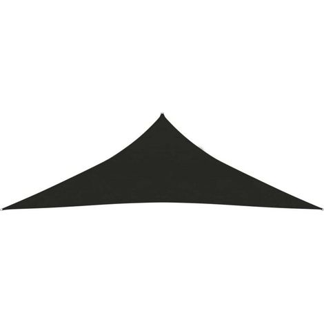 Sonnensegel 160 G/m² Schwarz 2,5 X 2,5 X 3,5 M Hdpe