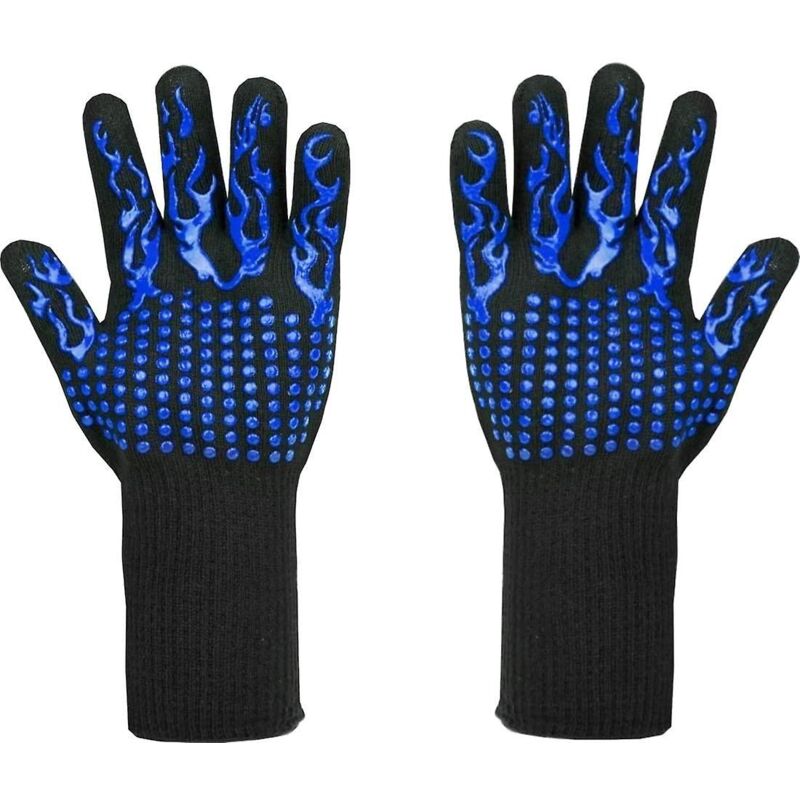 Hitzebeständige Handschuhe Bis 800 °c – Schnittfestigkeit L5 – Silikon, Aramid, Baumwoll-polyester – Zum Grillen, Kochen Und Schweißen