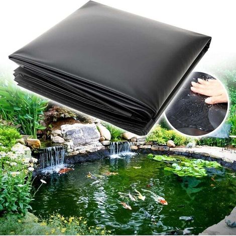 M X 5 M Teichfolie – Schwarzes, Verstärktes Hdpe – Wasserdicht, Uv-beständig, Flexibel – Für Fischteiche Und Wassergärten