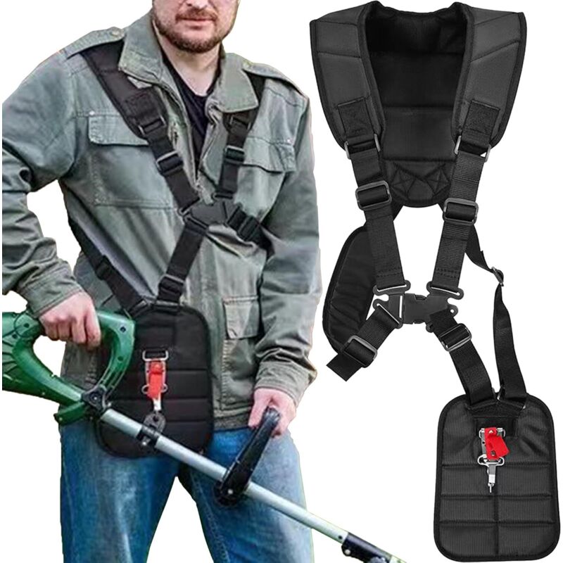 Kabelbaum Für Rasenmäher Mit Zwei Schultern, Praktischer Kabelbaum Für Die Schlagwalze Mit Zwei Schultern, Kabelbaum Für Rasenmäher-schlagwalzen, Rasenmäherzubehör, Verstellbar Für Gartenmäher