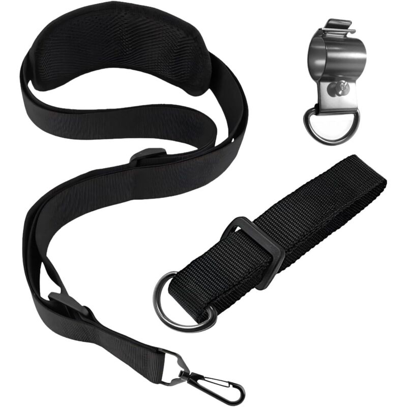 3-teiliges Freischneider-tragesystem, Verstellbarer Professioneller Universal-schultergurt Für Trimmer, Nylon, Kompatibel Mit Den Meisten Freischneidern (schwarz)