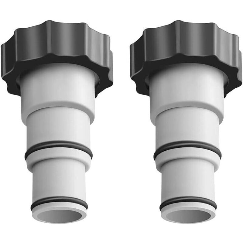 2-teilige Schlauchadapter Mit Gewindehals Und Dichtungsringen – Intex Serie A