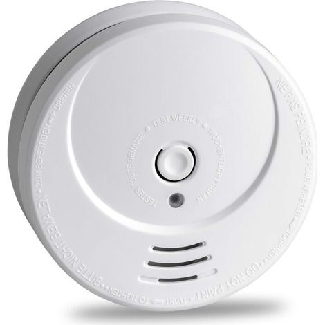 Serbien – Fotoelektrischer Rauchmelder – Austauschbare Lithiumbatterie (10 Jahre Laufzeit) – Selbsttest Mit Led-anzeige – Decken- Oder Wandmontage – Gs506g