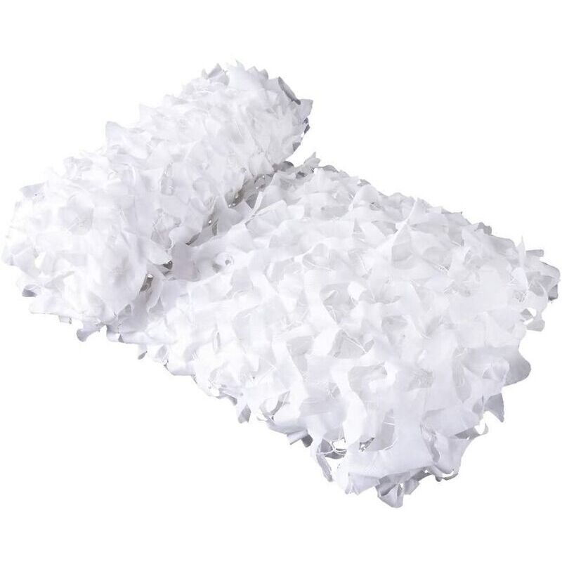 Rechteckiges, Weißes Tarn-sonnensegel 4x5 M – 100% Pvc-beschichtetes Polyester – Wendbarer Sichtschutz Für Terrassen Und Gärten