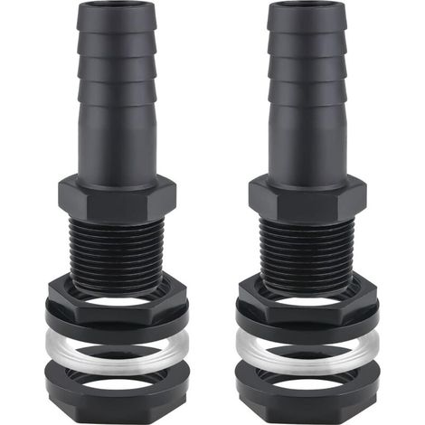 Roleader – 2er-pack 25-mm-tanküberlauf-anschlüsse – Auslaufsicheres Außengewinde Für Tanks – Inklusive Wasserdichter Dichtungen – Einfache Montage (32 Mm)
