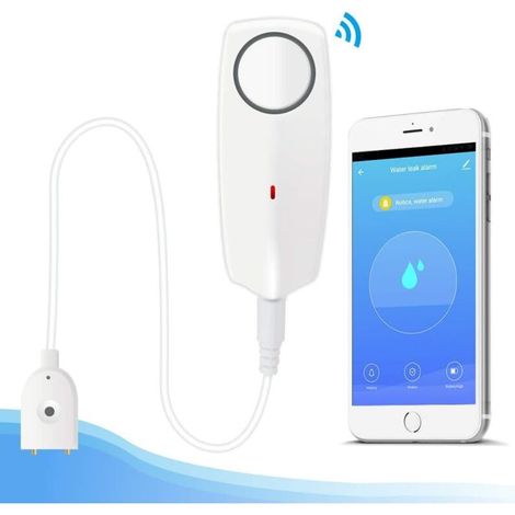 Roleader – Wlan-überschwemmungsmelder Mit Warnfunktion – Intelligenter Sensor Für Häuser Und Keller – Überwachung Von Wasserlecks