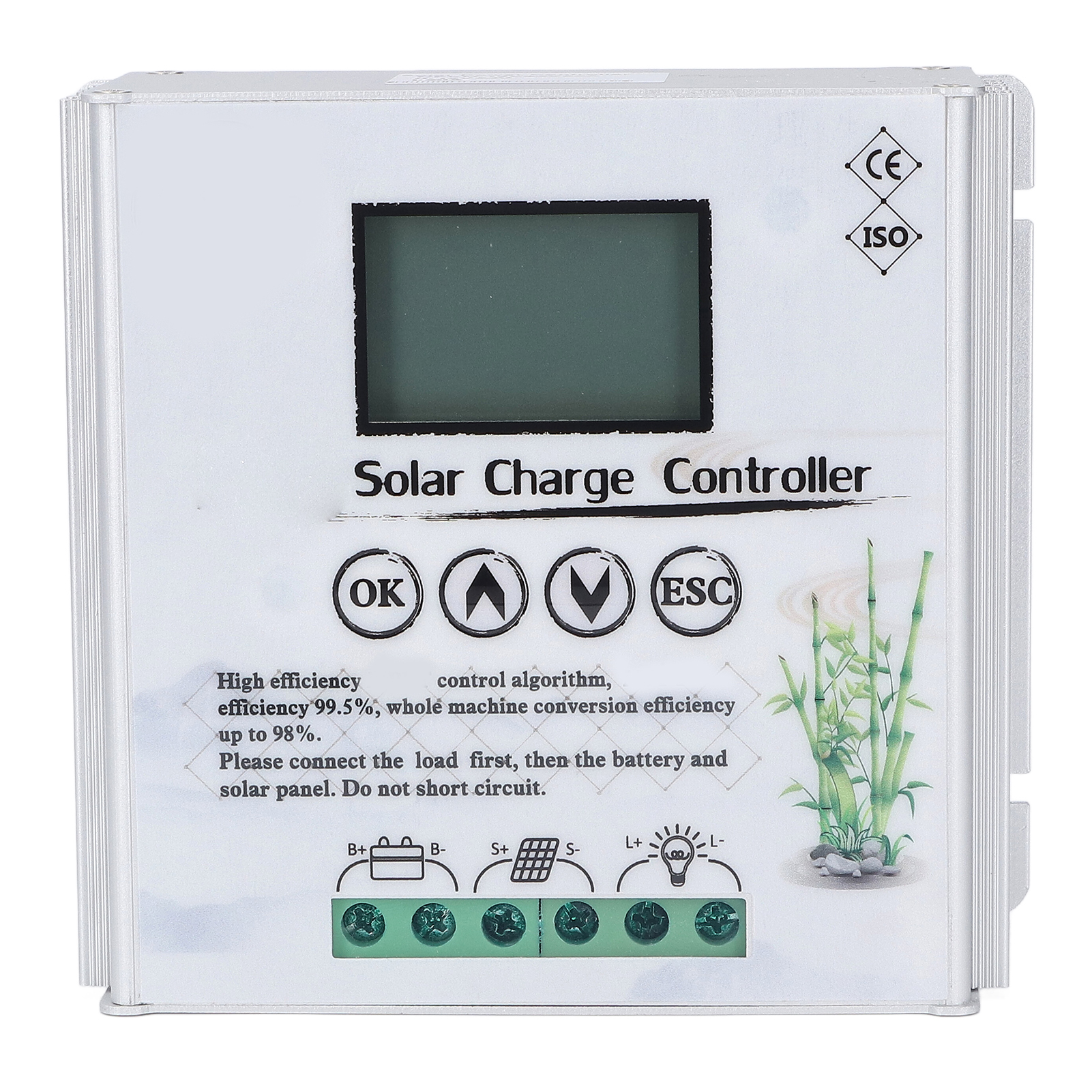 12v/24v Hybrid-wind-/solar-laderegler Mit Lcd-display, Mppt, Boost-charge, 40a
