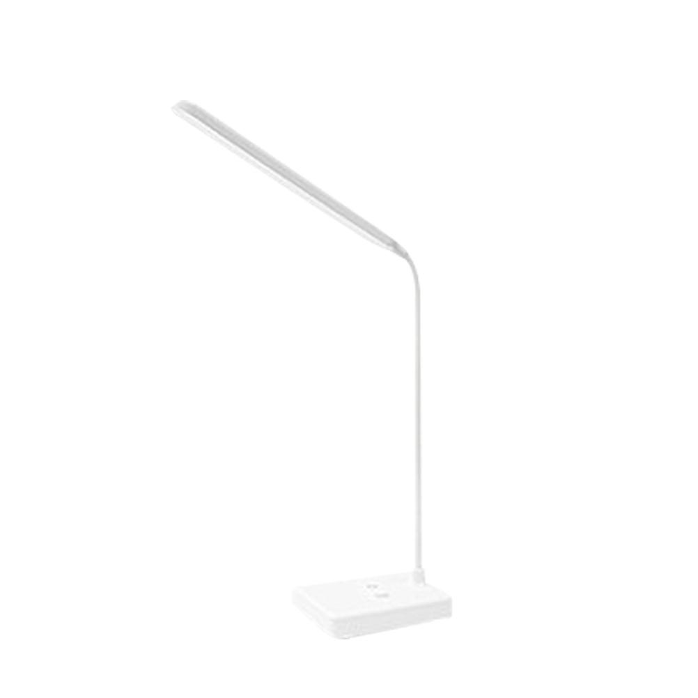 Wiederaufladbare Led-schreibtischlampe Über Usb Mit Augenschutz, Handyhalterung Und Drei Augenschonenden Lichtfarben.