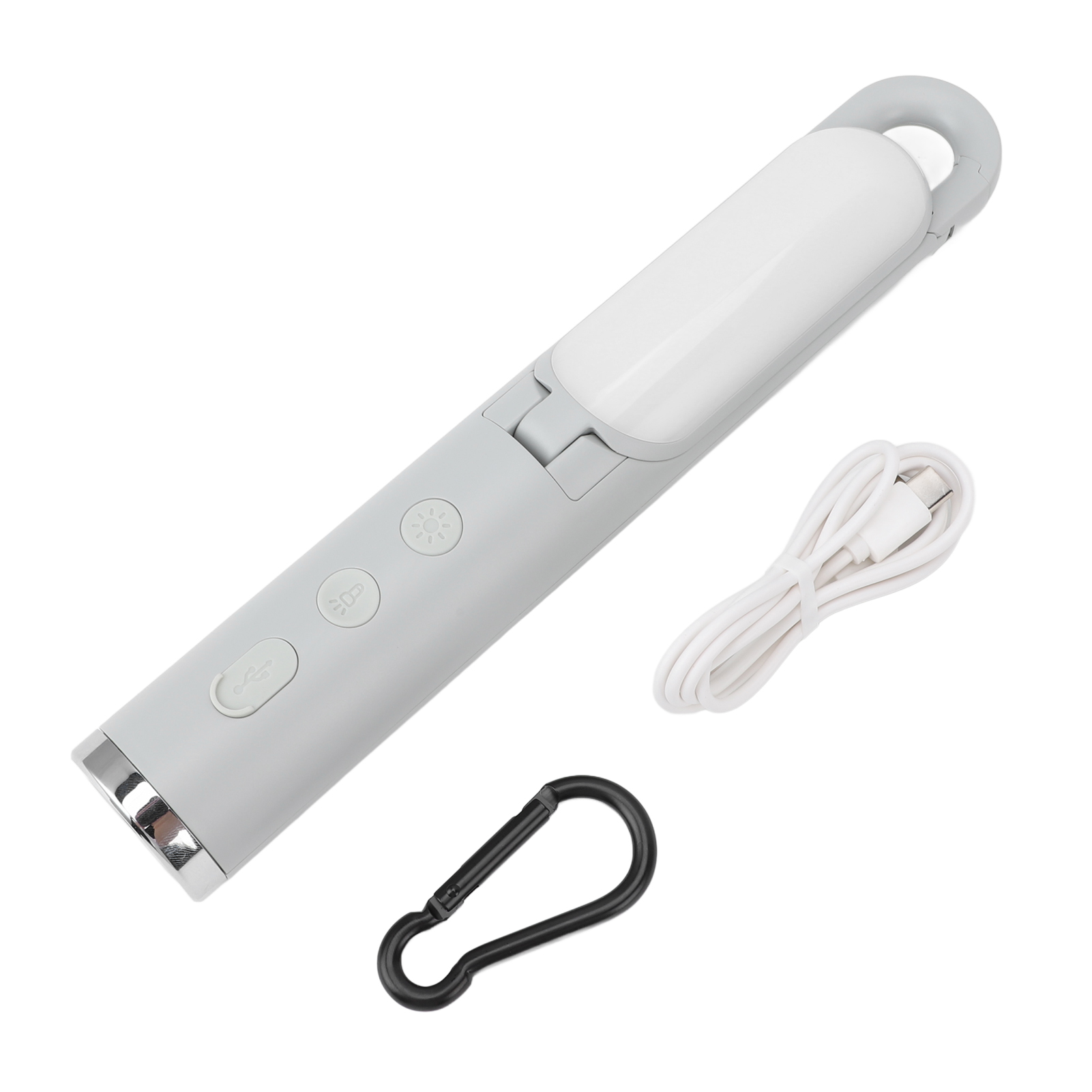 Faltbare Und Multifunktionale Led-campinglampe, 1500 Lumen, Tragbar, Für Zelt, Reisen Und Wandern (hellgrün).