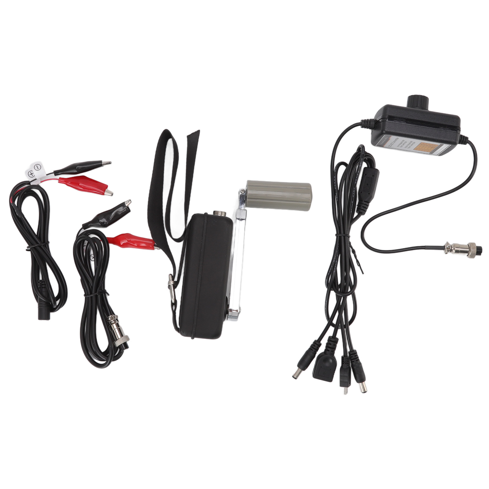 Hocheffizienter, Tragbarer 30-w-handkurbelgenerator, Kleiner Schwarzer Generator Für Notladung Im Freien