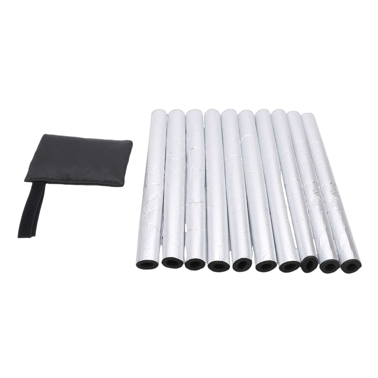 Packung Mit 10 Selbstklebenden, Frostsicheren Isolierschläuchen Aus Dickem Schaumstoff Für Außenanlagen Von Solaranlagen (heizung, Lüftung, Klimaanlage).