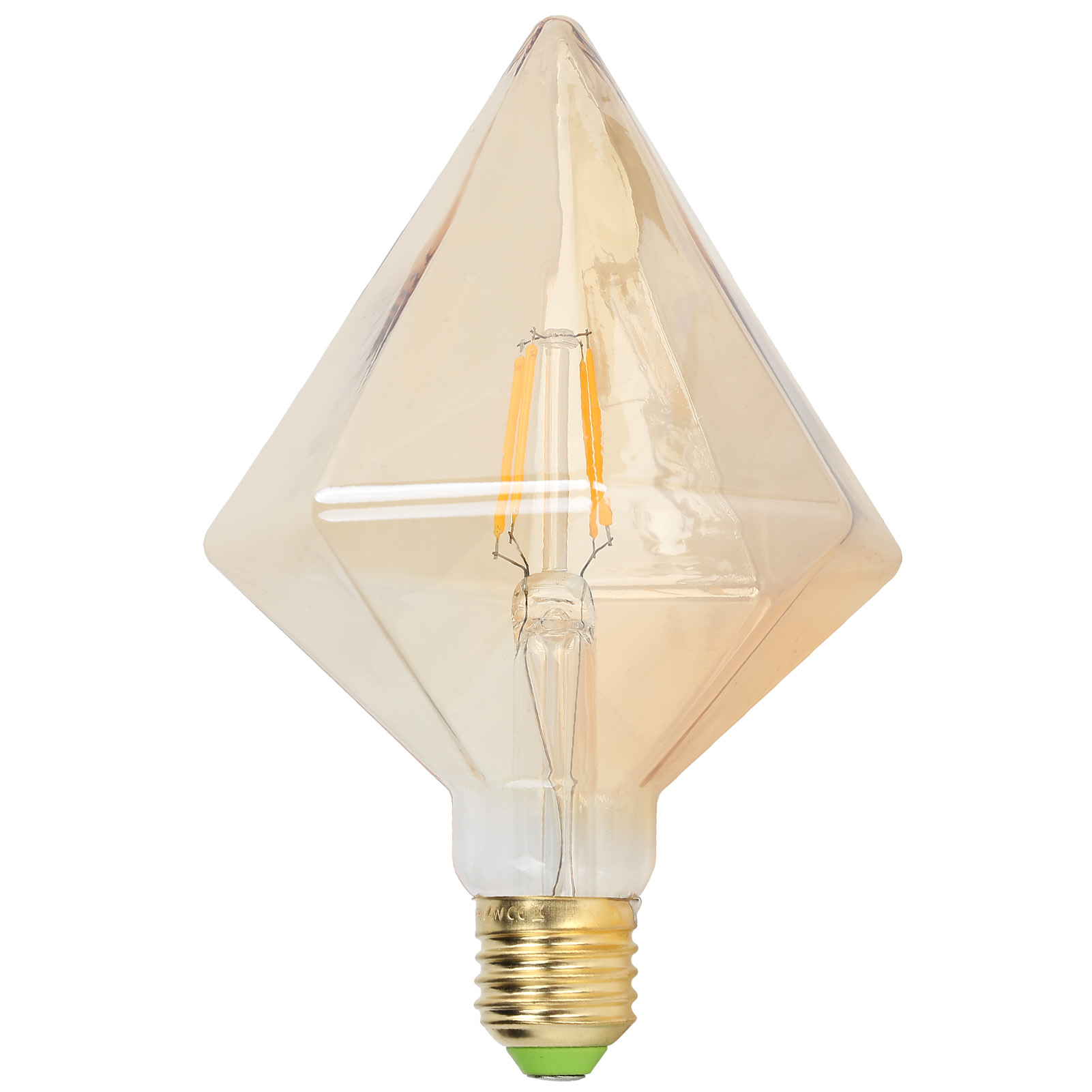 Led-filamentlampe Im Retro-stil, Pyramidenform, 4 W, E27-sockel, Warmweißes Licht, Für Die Wohnraumbeleuchtung