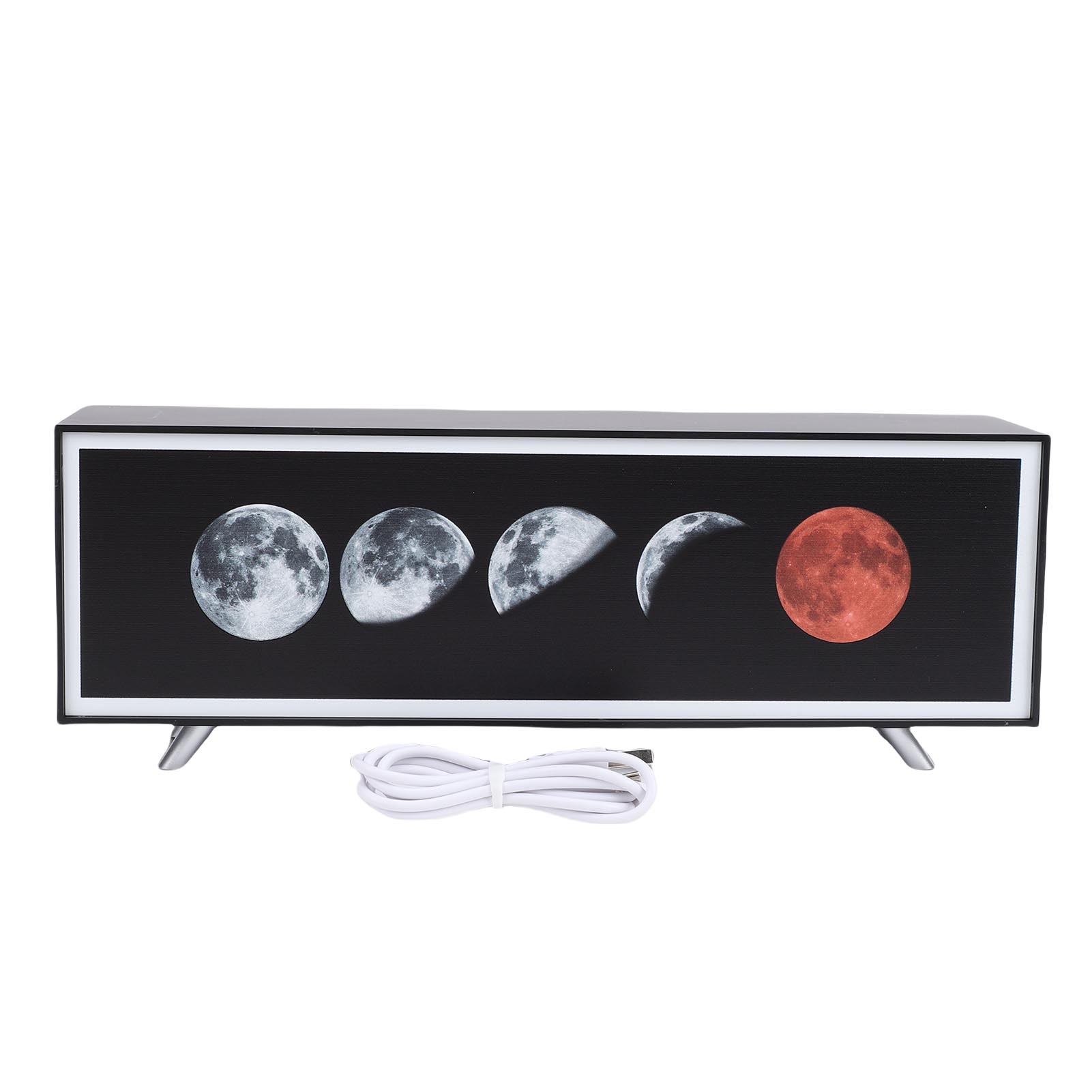 Dekorative Nachtleuchte Aus Abs Und Pc, 3 Farben, Led, Dimmbar, Nachttischlampe Für Schlaf- Oder Wohnzimmer, Monddesign