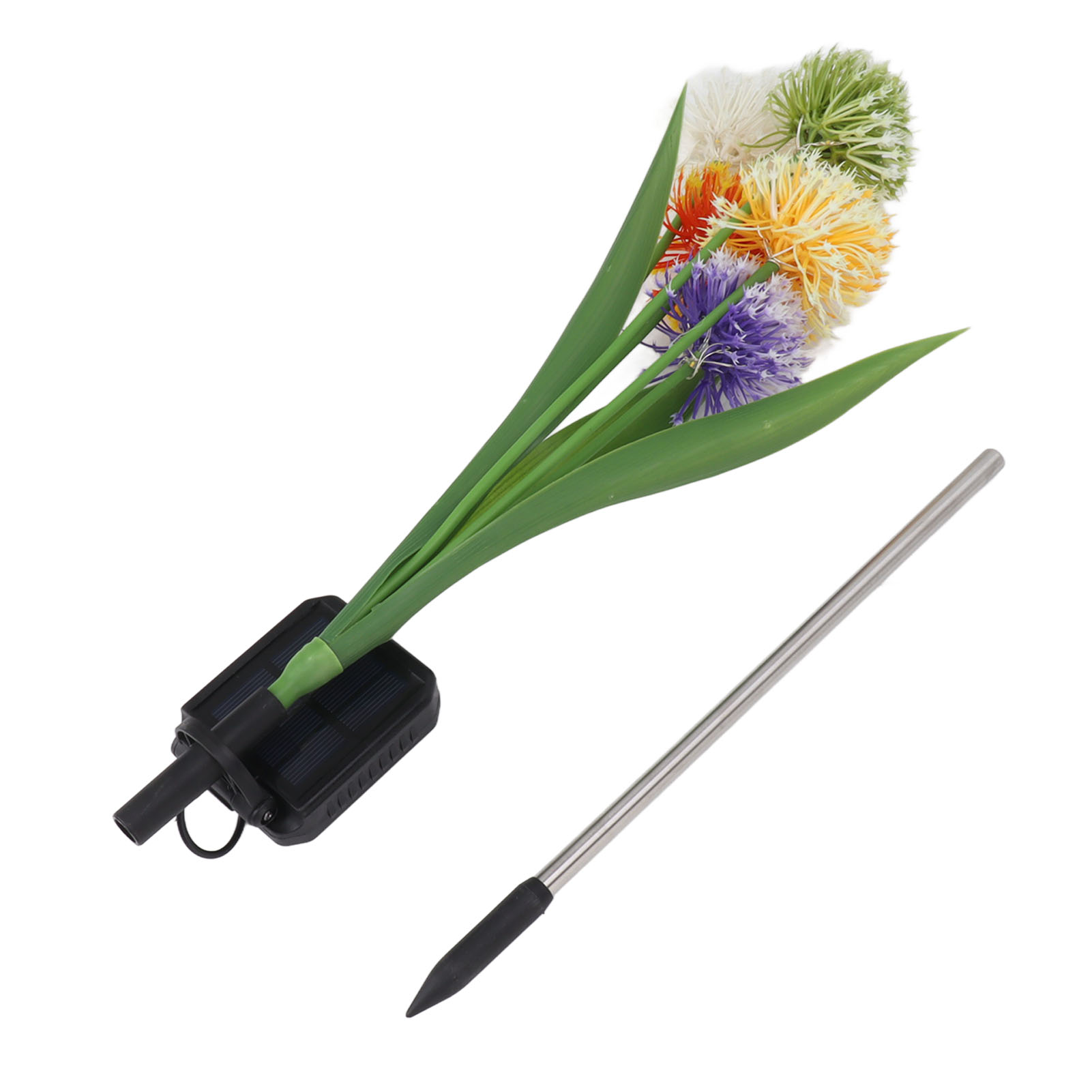 Wasserdichte Solar-gartenleuchte In Form Einer Pusteblume Mit Warmem Licht, Ideal Für Terrasse, Innenhof Oder Villa. Perfekt Für Terrasse, Patio Oder Villa.