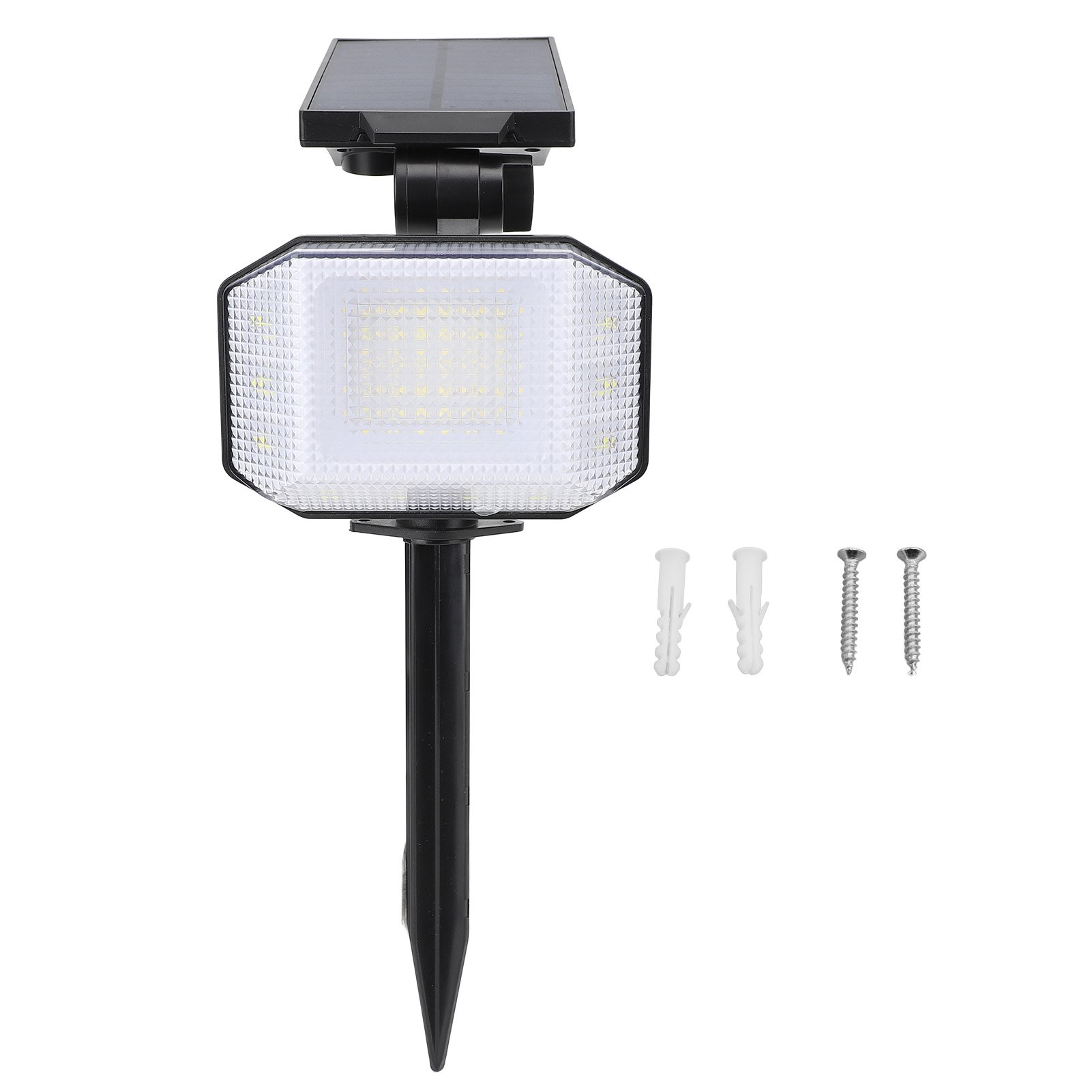 Ip65 Wasserdichte Solar-erdspießleuchte, Automatische Ein-/ausschaltung, Led-außenstrahler Für Garten, Hof Und Rasen