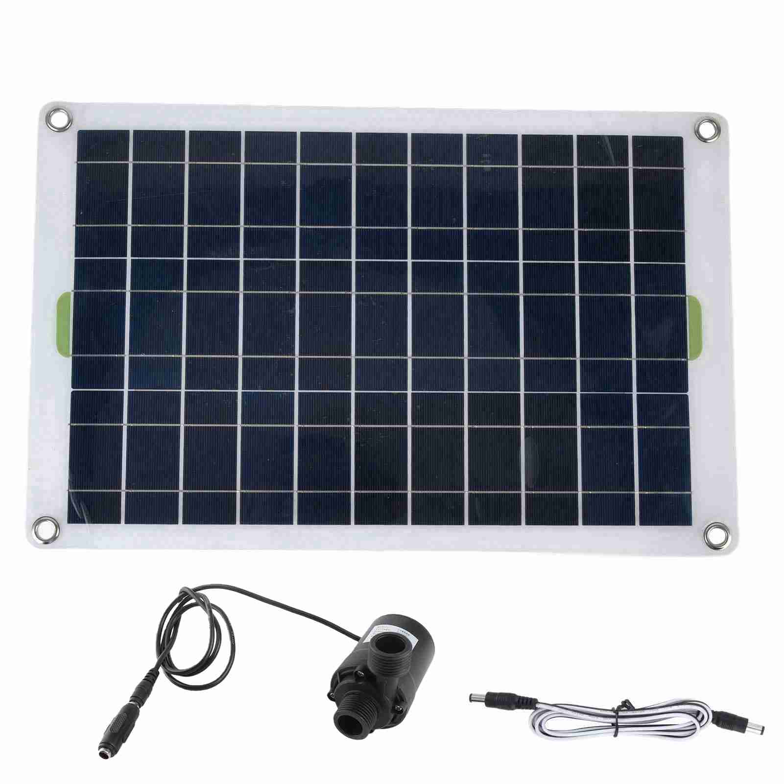 Solar-wasserpumpen-set, 800 L/h Panel, 12 V Dc, Leise, Umweltfreundlich, Aus Robustem Silikonkunststoff, Für Teich Und Garten.
