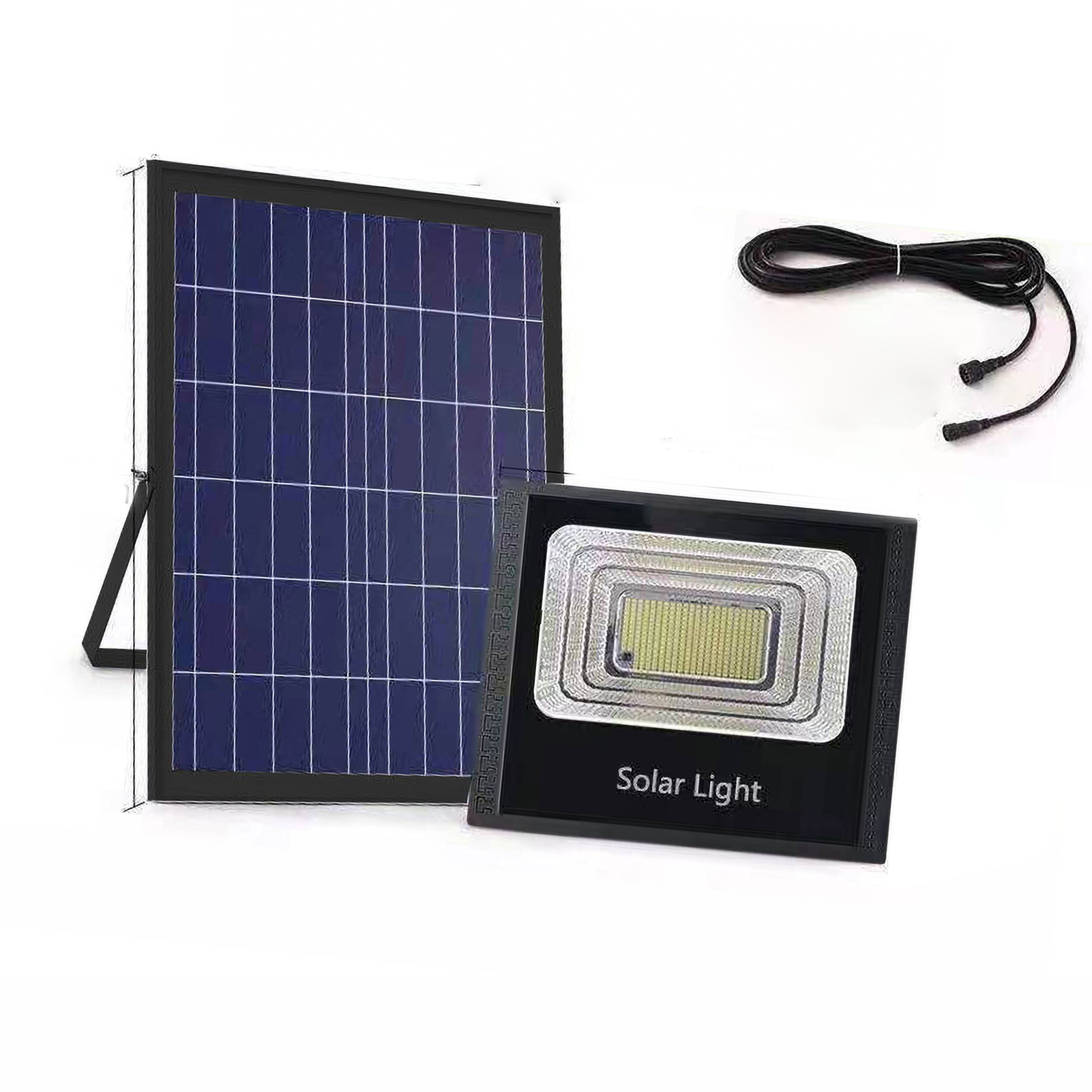 Hochleistungs-led-solarlampe Mit Integriertem Akku Und Automatischer Zündung, Ideal Für Hof Und Einfahrt (25 W).