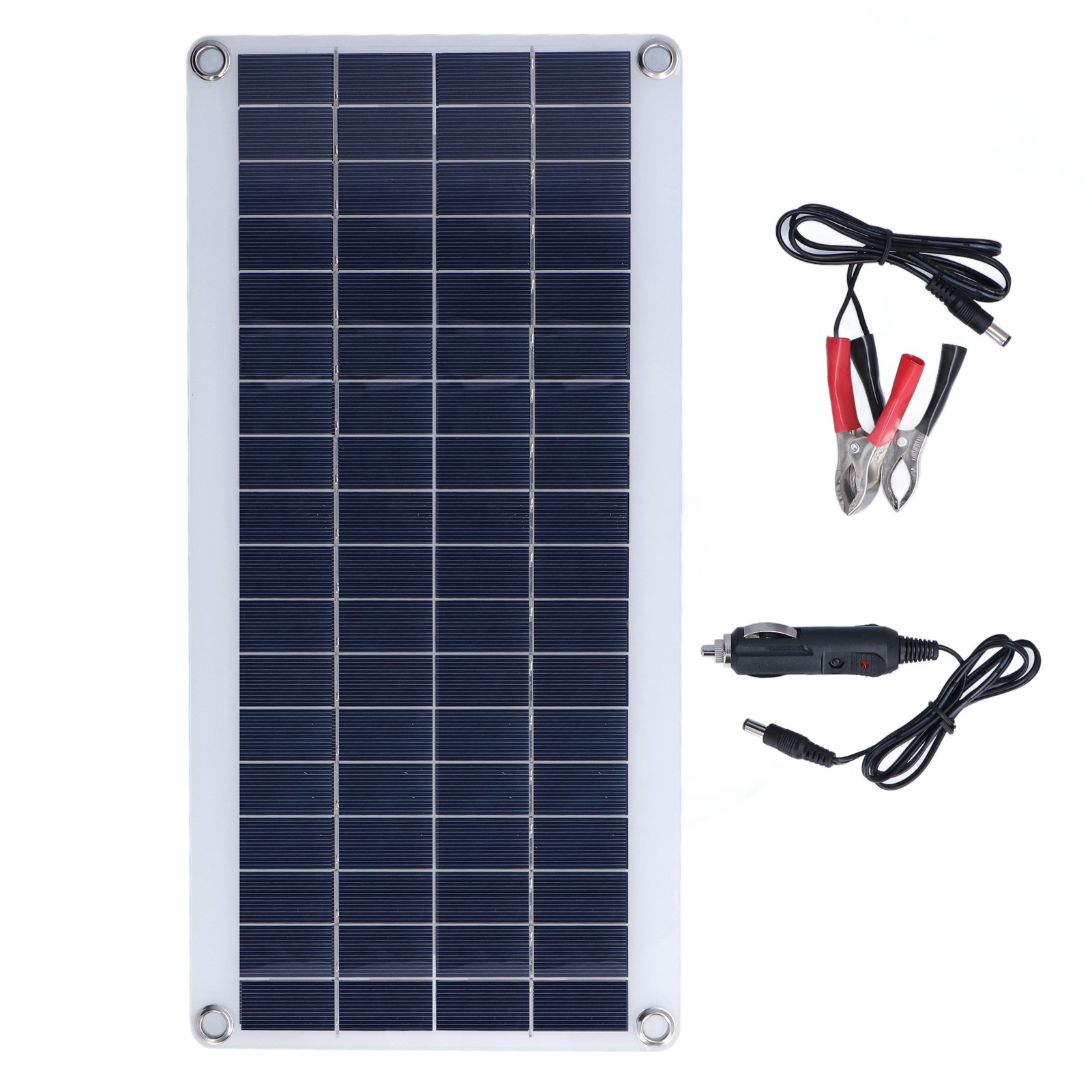 8w Solarpanel-set, Tragbares Und Flexibles Monokristallines Solarbatteriemodul Für Boote, Wohnmobile Und Wohnhäuser.