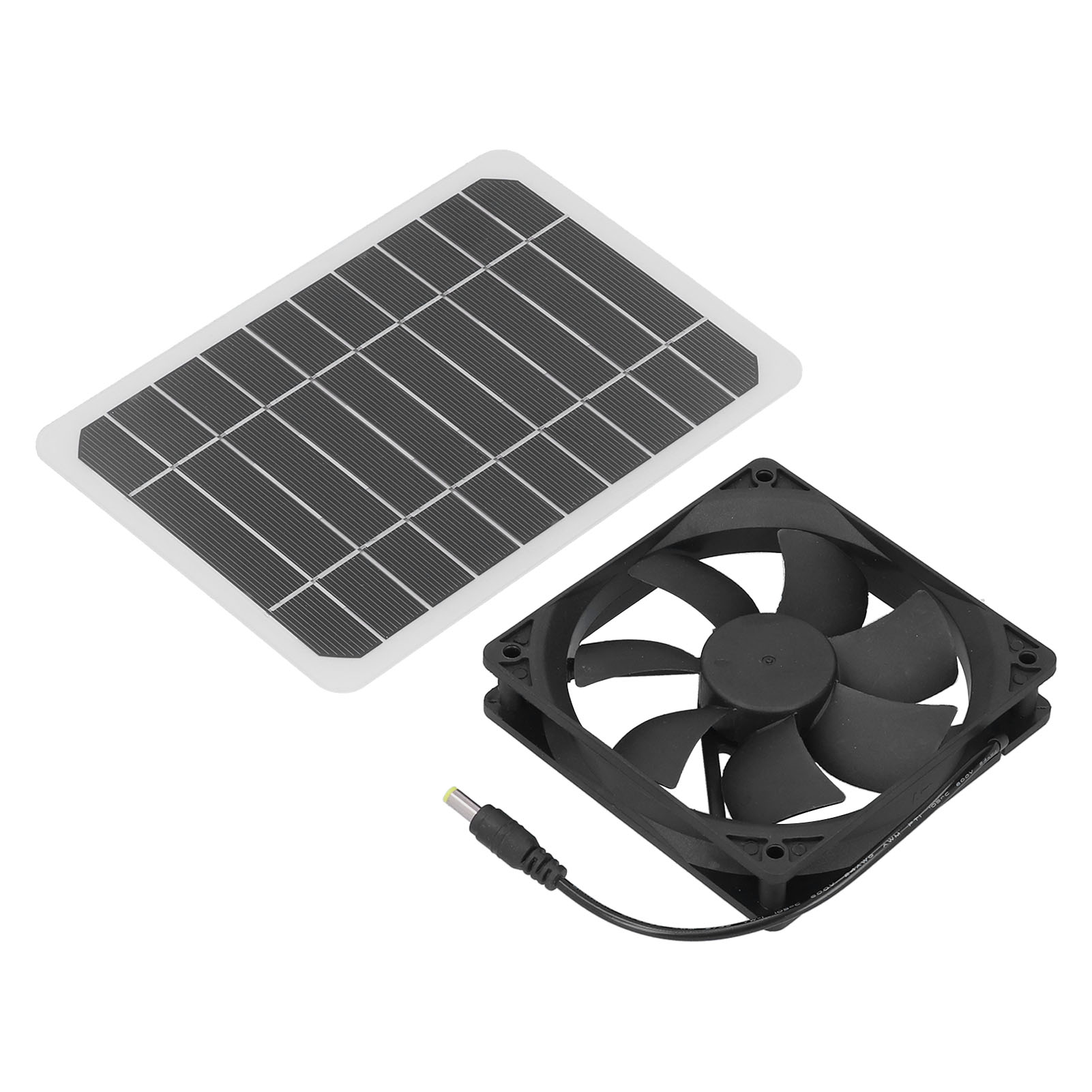6-w-solarpanel Mit Kühlventilator, Mini-solar-abluftventilator Für Haustiere (hund, Hühnerstall).