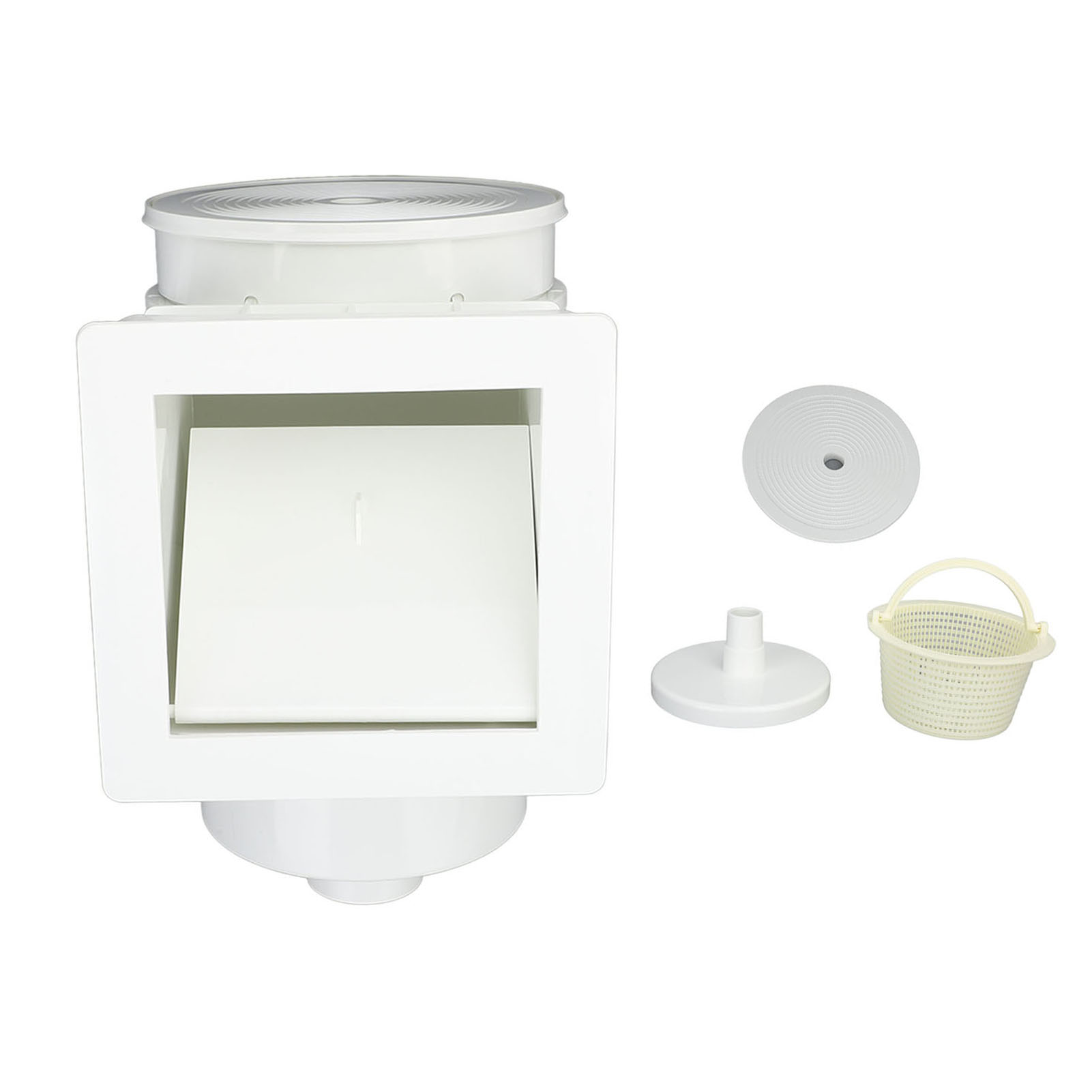 Poolskimmer Mit Großer Öffnung, 1,5-zoll-innengewinde, 9,5 L, Wandmontage