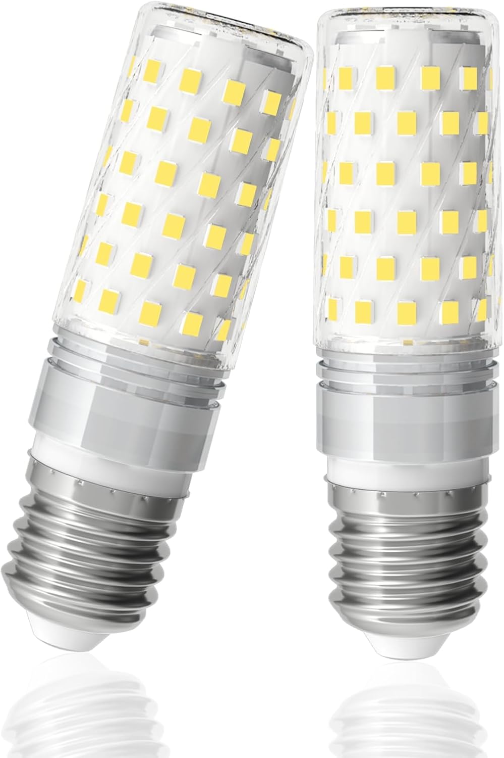 E27 Maiskolbenlampe 10w = 130w 1510lm Kaltweiß 6000k 2er-pack E27 Led-lampe, Große Schraubfassung, Led-lampe Für Kronleuchter, Ac 220-240v, Nicht Dimmbar, Flimmerfrei, Cri 85 [energieklasse D]