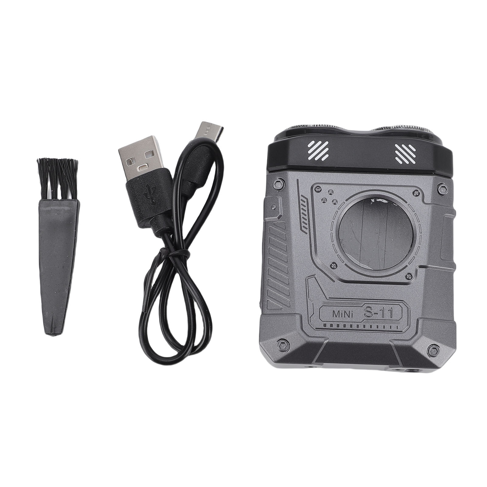 Elektrischer Mini-perlentrimmer, 400-mah-akku, Kompakt, Tragbar Und Kabellos, Ideal Für Reisen (grau).