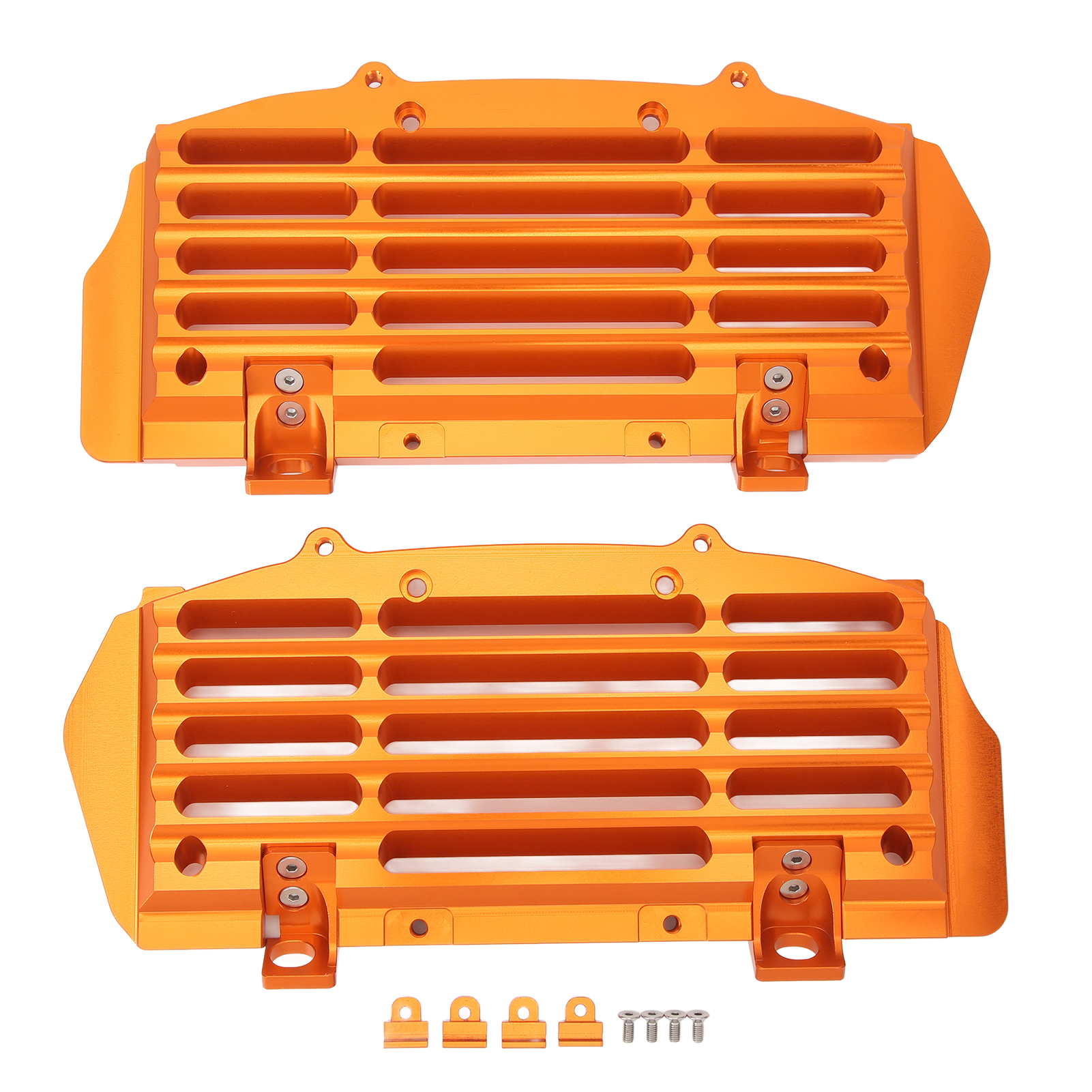 1 Paar Motorrad-kühlerschutzgitter (125 Bis 500 Cm³, 125, 150, Sx, Orange) – Überhitzungsschutz