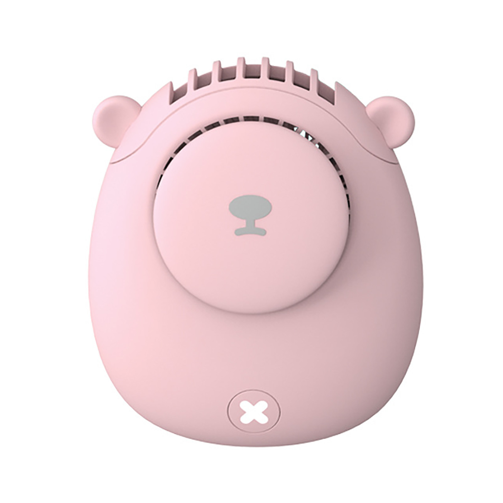 Tragbarer Nackenventilator Zum Aufhängen, Multifunktional, Niedlich Und Leise, Usb-aufladbar, Ohne Rotorblätter, Rosa, Ideal Für Zuhause, Reisen Und Büro.