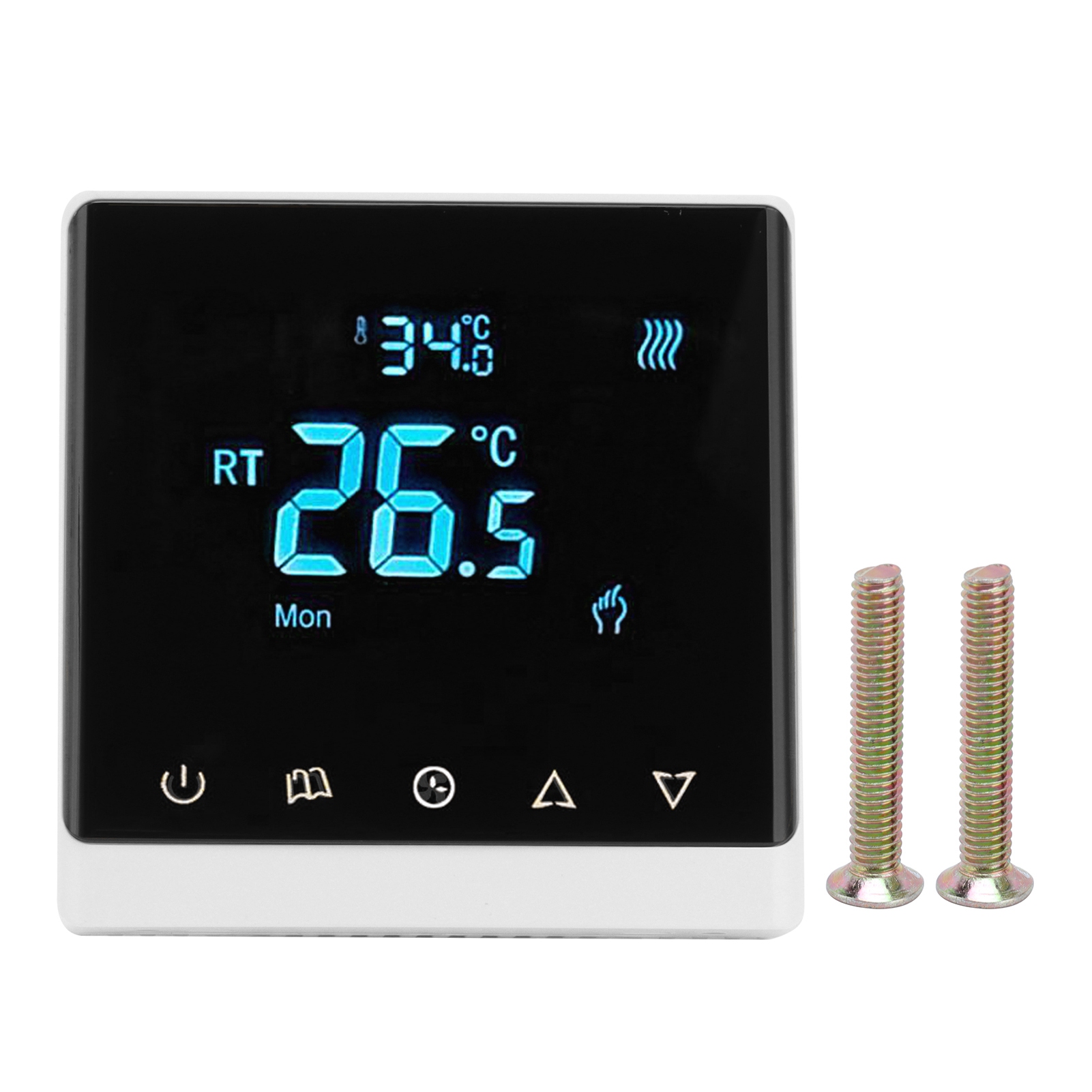 Intelligenter Lcd-thermostat Für Gebläsekonvektor-klimaanlagen Im Haushalt, Ac220v-temperaturregler