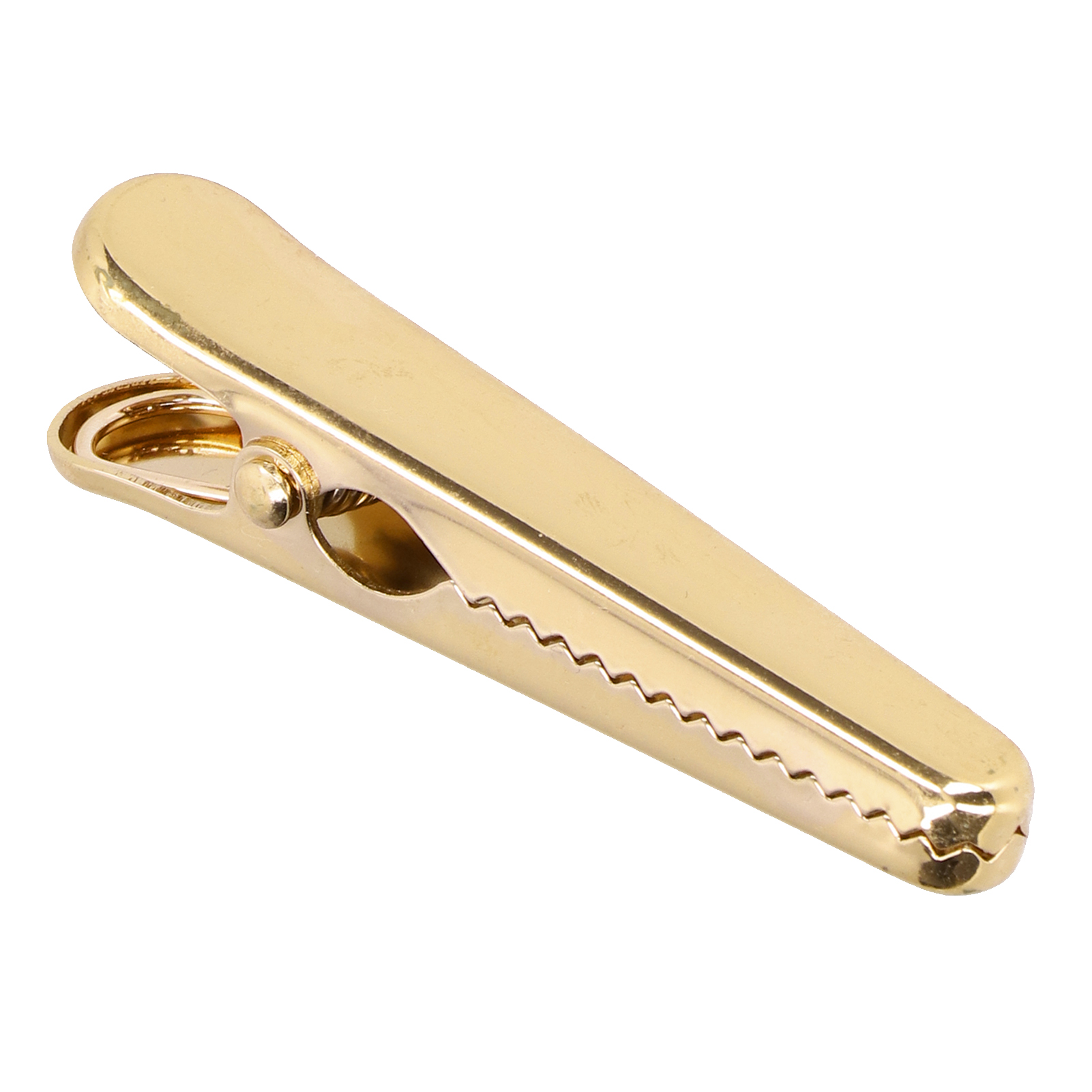 7,9 Cm Lange Verschlussklemme, Ergonomischer Griff, Robuste Ausführung, Innenverzahnung, Küchenhelfer Für Büropapier Und Fotos, Gold