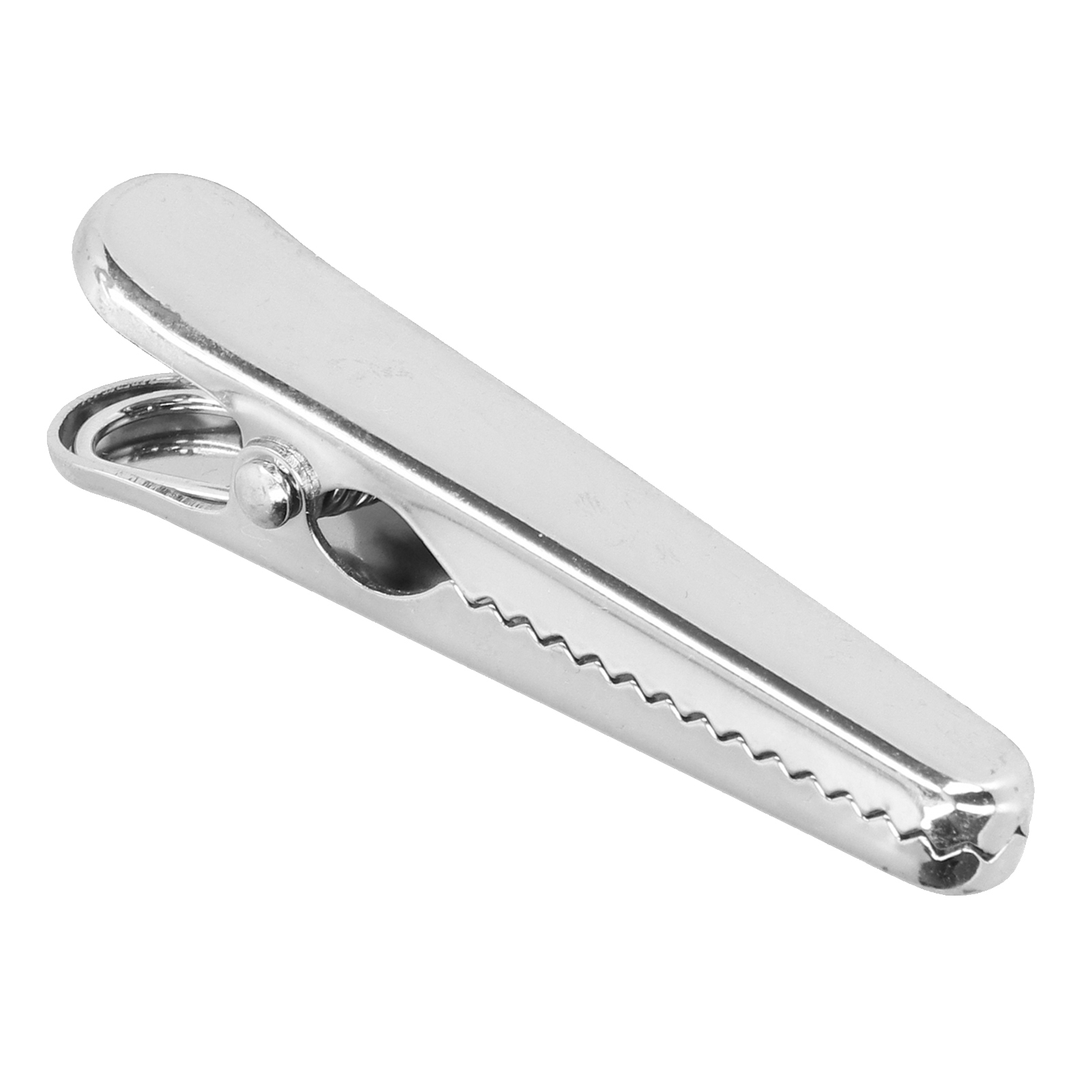 7,9 Cm Langer Verschlussclip, Ergonomischer Griff, Robustes Design, Innenverzahnung, Küchenhelfer Für Büropapier Und Fotos, Silberfarben.