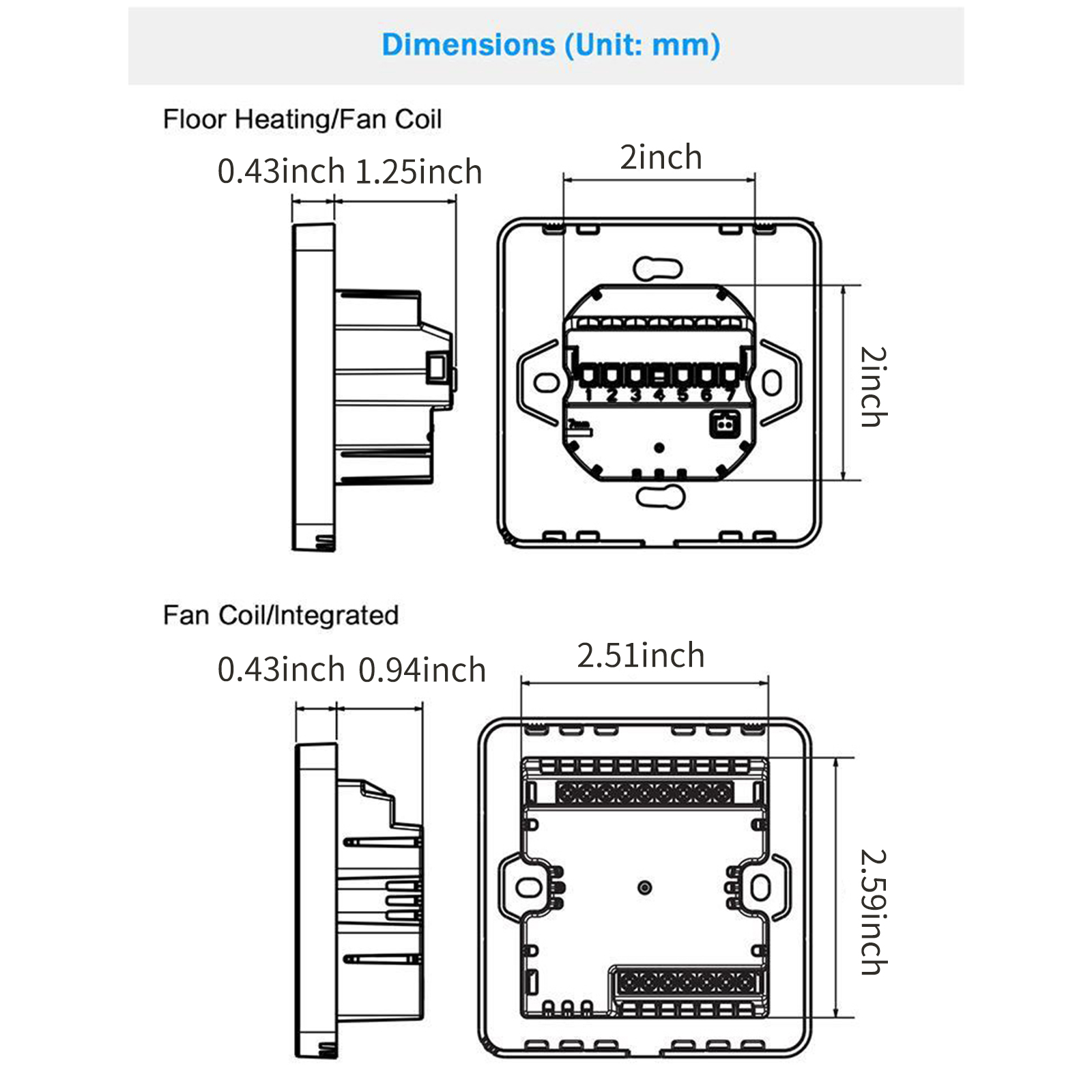 Intelligenter Programmierbarer Thermostat 16 A Für Elektrische Fußbodenheizung Mit Wi-fi-, App- Und Sprachsteuerung, 2,8-zoll-lcd-bildschirm.