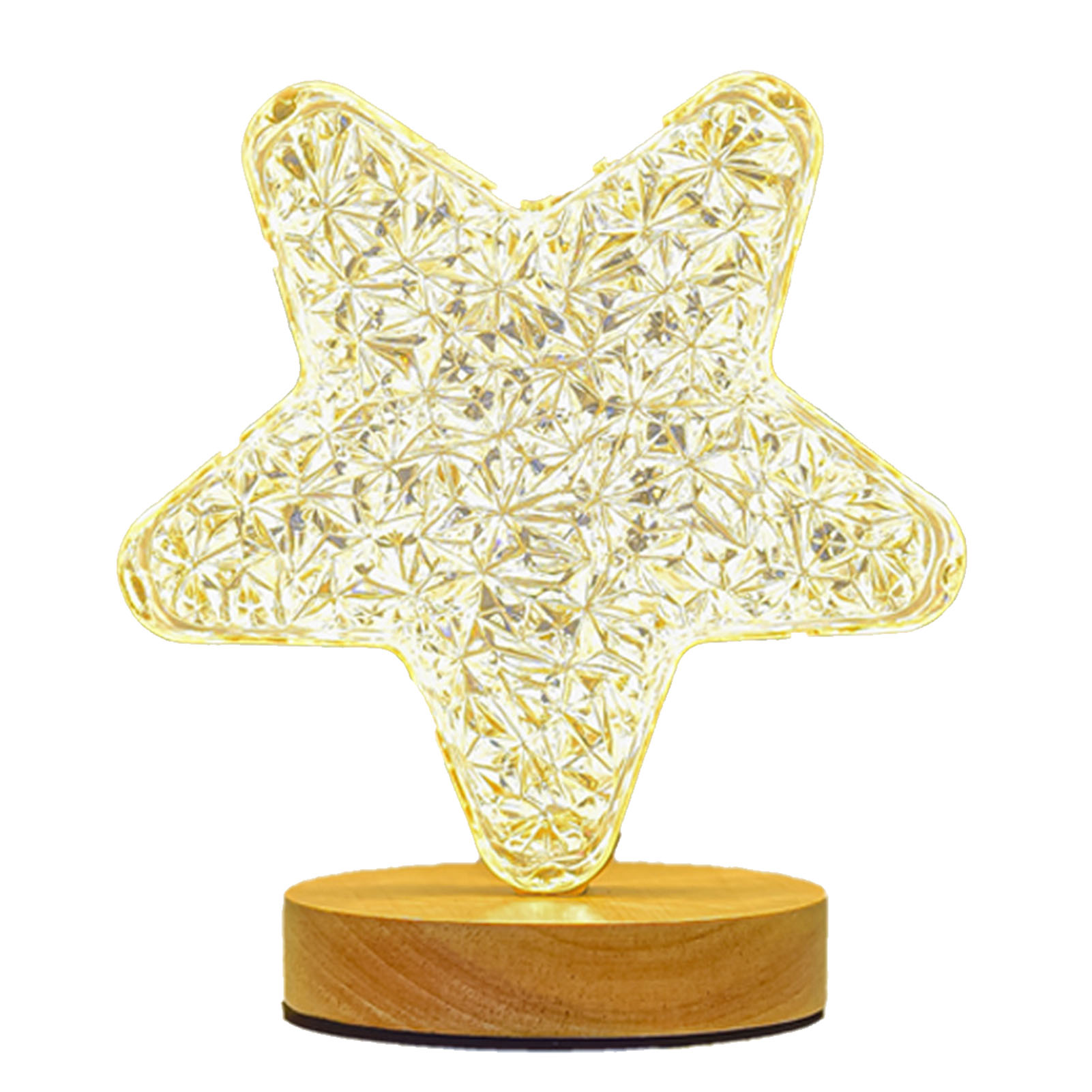 Dekorative Nachttischlampe, Romantisches Nachtlicht, Innovative Schlafzimmerdekoration, Sternenstil