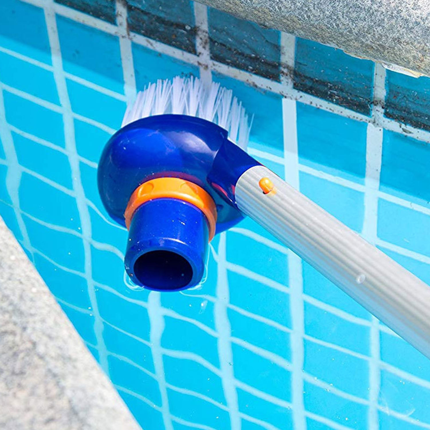 Eckreinigungsbürste Für Pools, Robuste Aquarienreinigungsbürste, Algen- Und Moosreinigungsbürsten, Reinigungswerkzeuge Für Treppen, Whirlpooldüsen, Wände, Fliesen Und Böden.