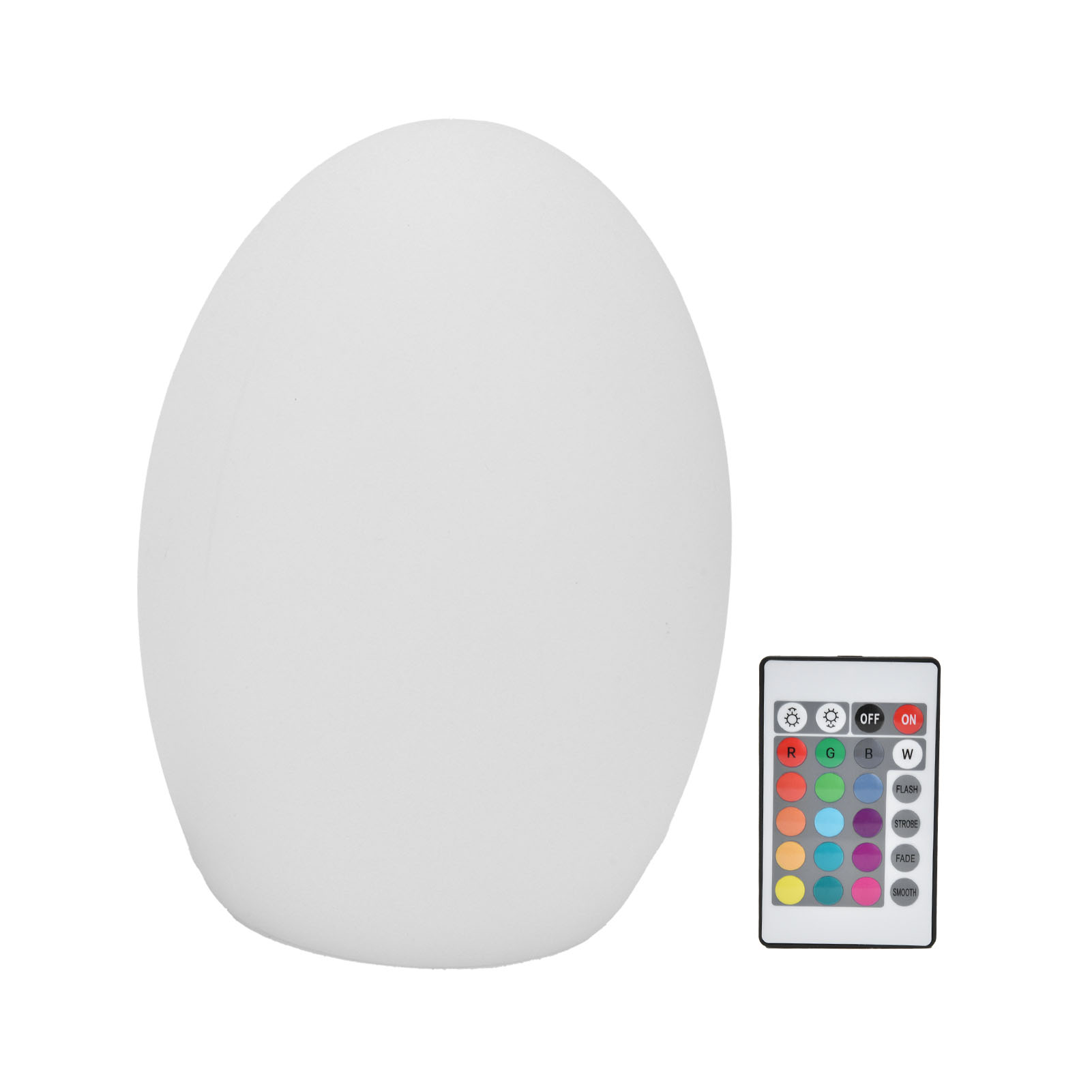 Eiförmige Led-stimmungsleuchte Mit 16 Rgb-farben Für Bars, Restaurants Und Ktvs Im Innenbereich