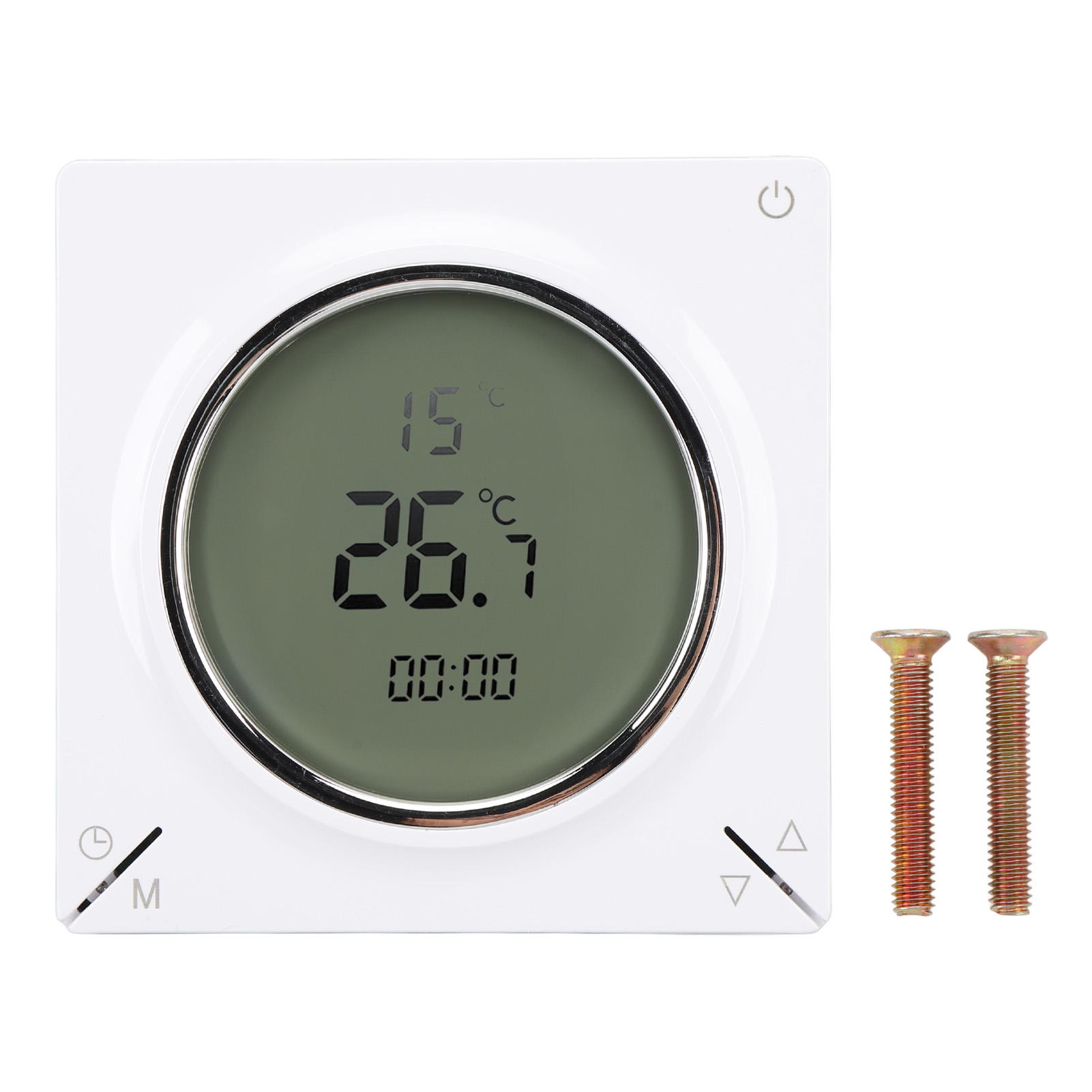 16a Digitales Smart-thermostat Mit Lcd-bildschirm, Temperaturregler Und Speicherfunktion Für Die Raumheizung.
