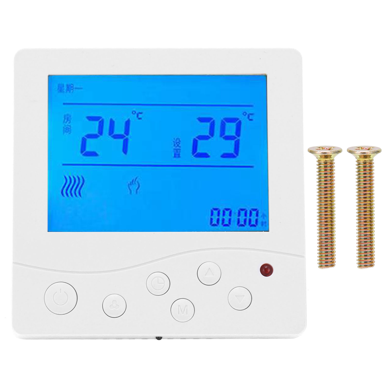 Intelligenter Lcd-thermostat Für Zentrale Klimaanlagen Mit Gebläsekonvektor, 220-v-wechselstrom-thermostatschalter