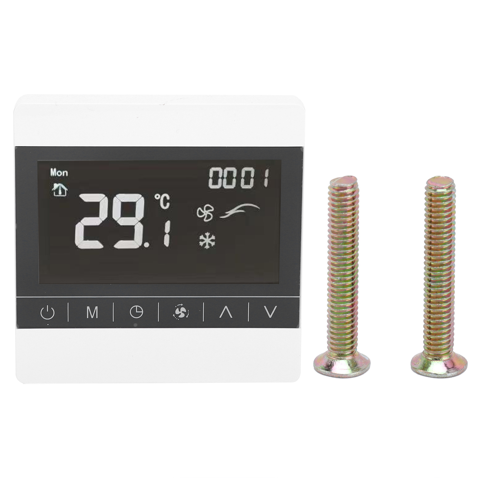 Touchscreen-thermostat Für Zentrale Klimaanlage, Intelligenter Temperaturregler, 180–260 V Wechselstrom