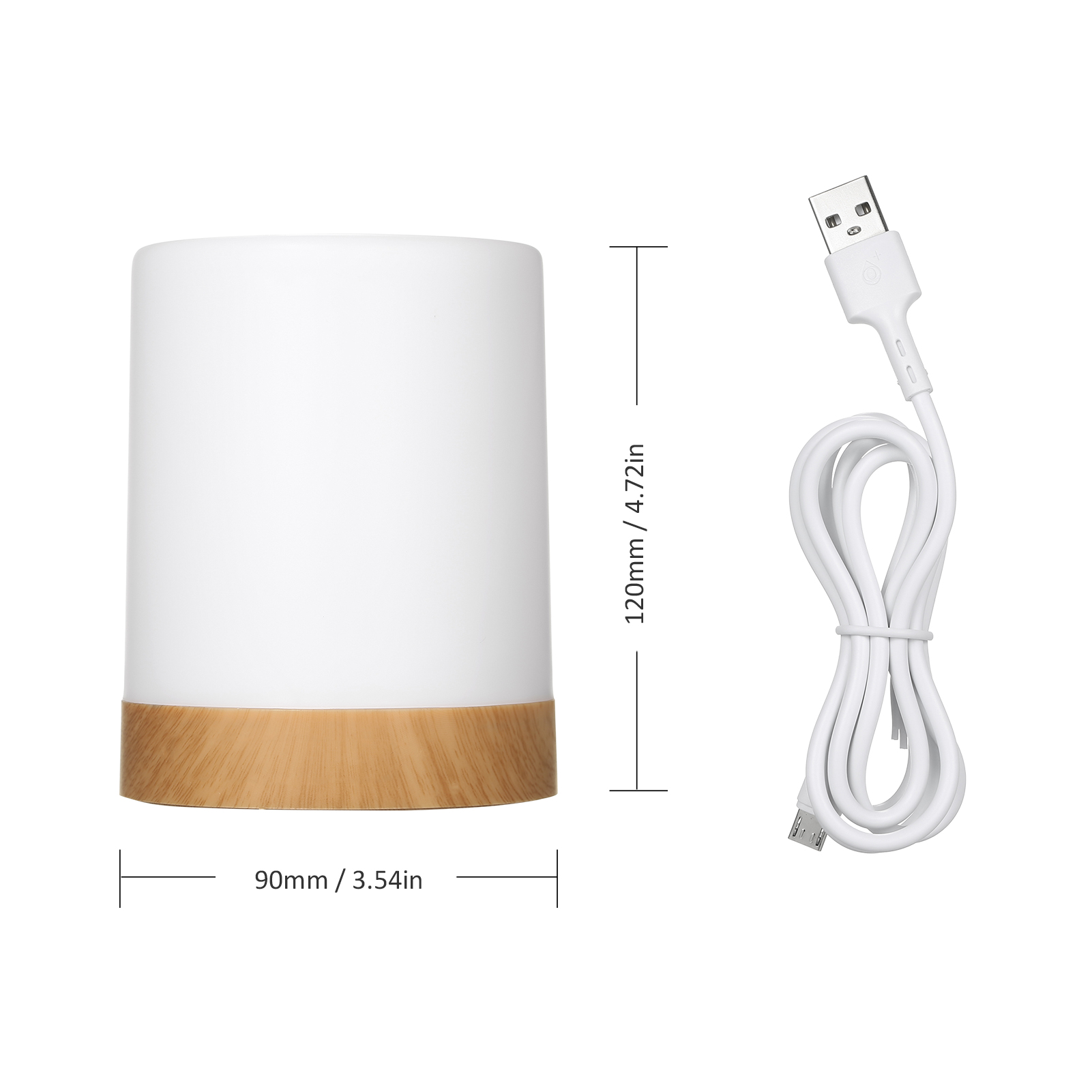 Touch-nachttischlampe Mit Fernbedienung, 13 Farben Und 3 Beleuchtungsmodi, Timerfunktion, Usb-aufladbar, Dimmbare Tischlampe Für Wohnzimmer, Schlafzimmer Und Büro.