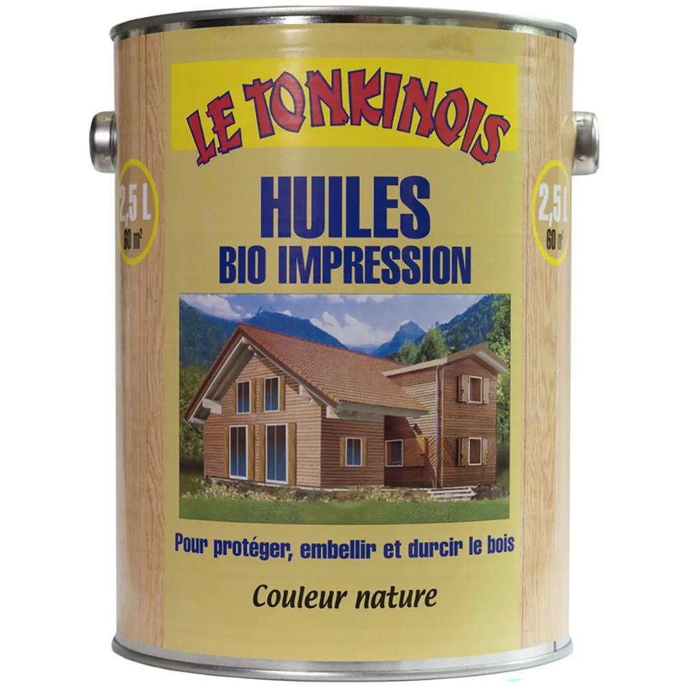 Holzbehandlungsöl Le-tonkinois Bio Impression 2,5 Liter Ökologisch Uv