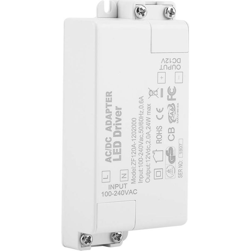 Led-treiber-netzteil, Wechselstrom 100 Bis 240 V Auf Gleichstrom 12 V Smd-led-leistungstransformator Für Led-streifen (24 W)