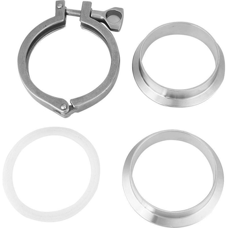 3-zoll-schlauchschelle, 76 Mm Außendurchmesser, Hygienischer Edelstahl, Schlauchanschluss