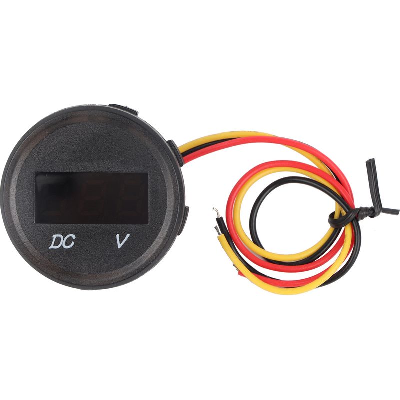 Wasserdichtes 0-100v Dc-spannungsmessgerät Mit Anzeigefeld Für Auto Und Motorrad