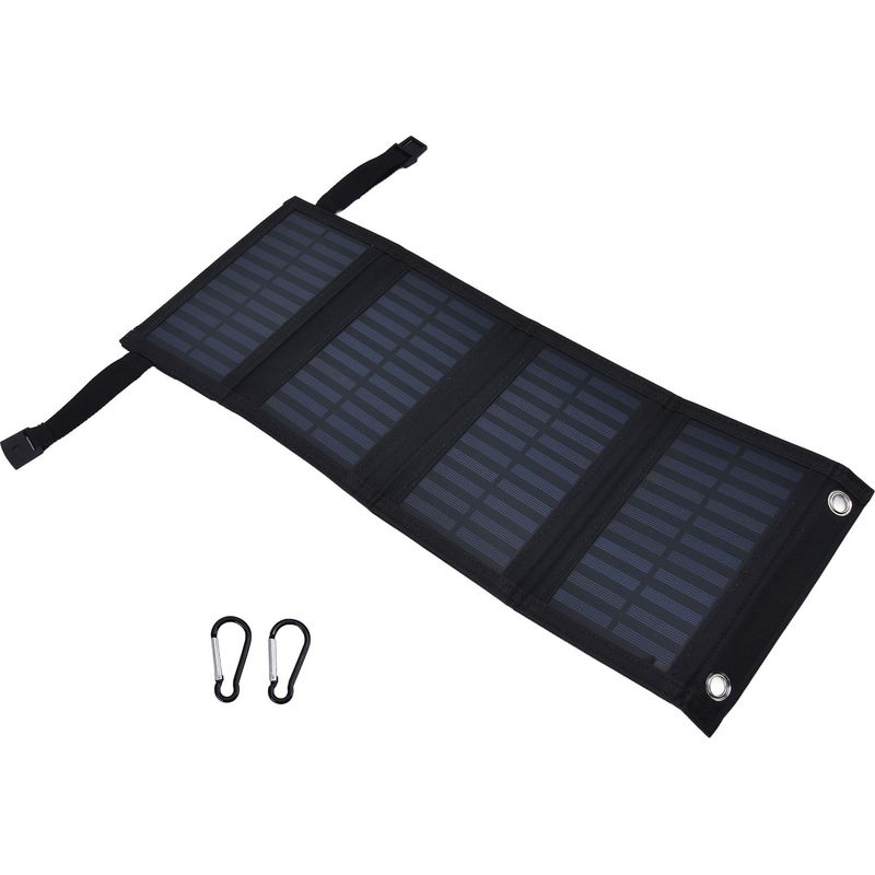 20w 2a 5v Solarladegerät Mit Hohem Wirkungsgrad, 4er-packung Mit Falttasche Und Usb-ausgang, Wasserdichtes Solarladegerät Für Mobiltelefone